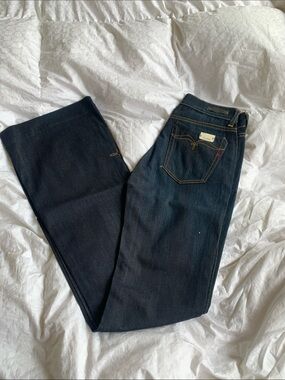 Replay Flare Jeans in Dark Blue Denim